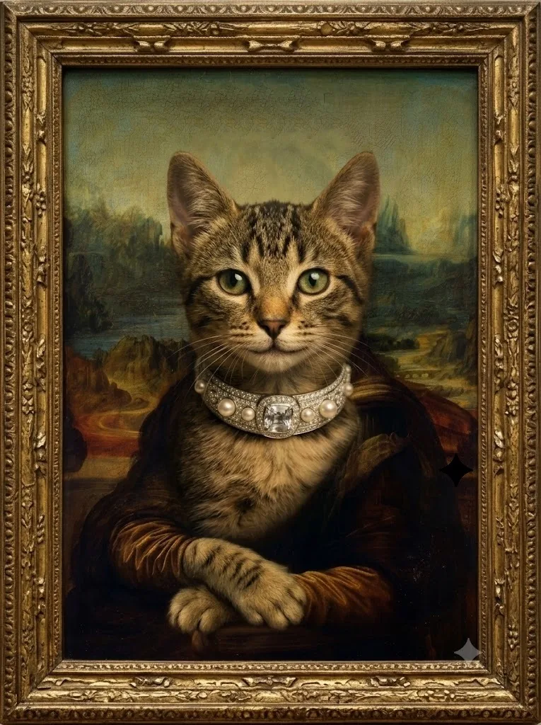 Cate as the Mona Lisa